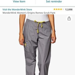 Xs women’s grey wonderwink pants. Romeo cargo style. Brand new with tags on!